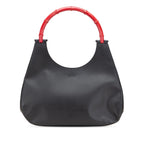 Gucci Leather Bamboo Handbag