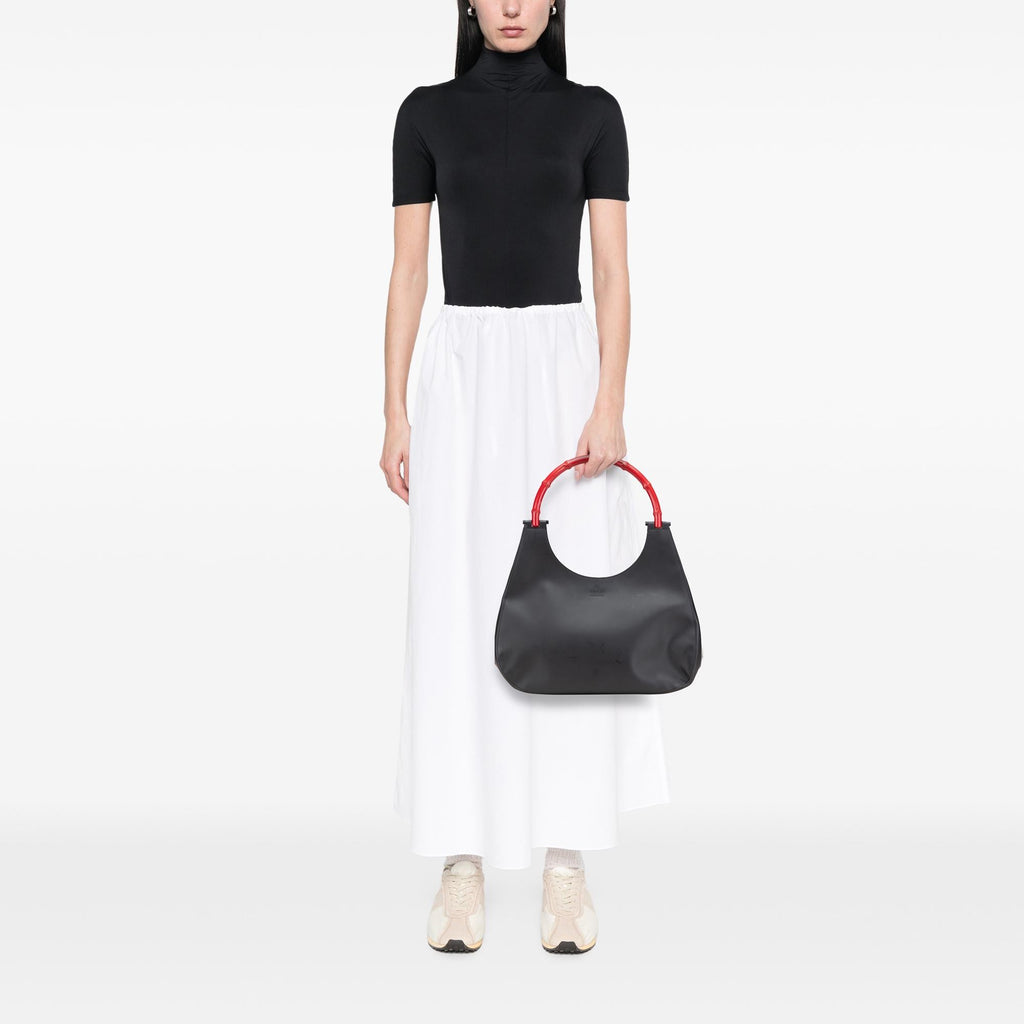 Gucci Leather Bamboo Handbag