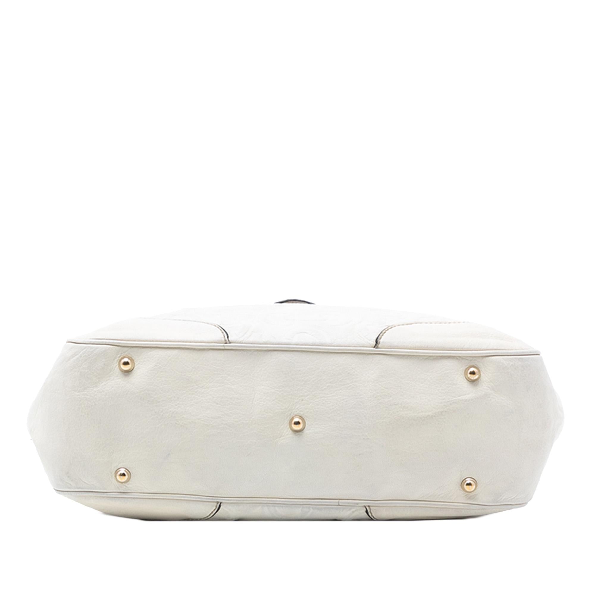 Gucci Leather Bamboo Horsebit Tote