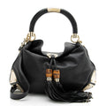 Gucci Leather Bamboo Indy Medium Satchel (SHF-23741)