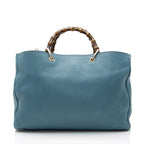 Gucci Leather Bamboo Large Shopper Tote