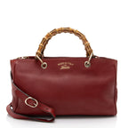 Gucci Leather Bamboo Medium Shopper Tote (SHF-BGoJH3)