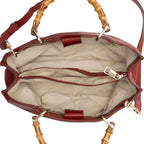 Gucci Leather Bamboo Medium Shopper Tote (SHF-BGoJH3)
