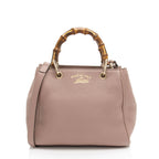 Gucci Leather Bamboo Mini Shopper Tote (SHF-eRoYKz)