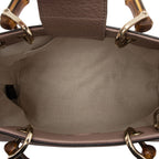 Gucci Leather Bamboo Mini Shopper Tote (SHF-eRoYKz)