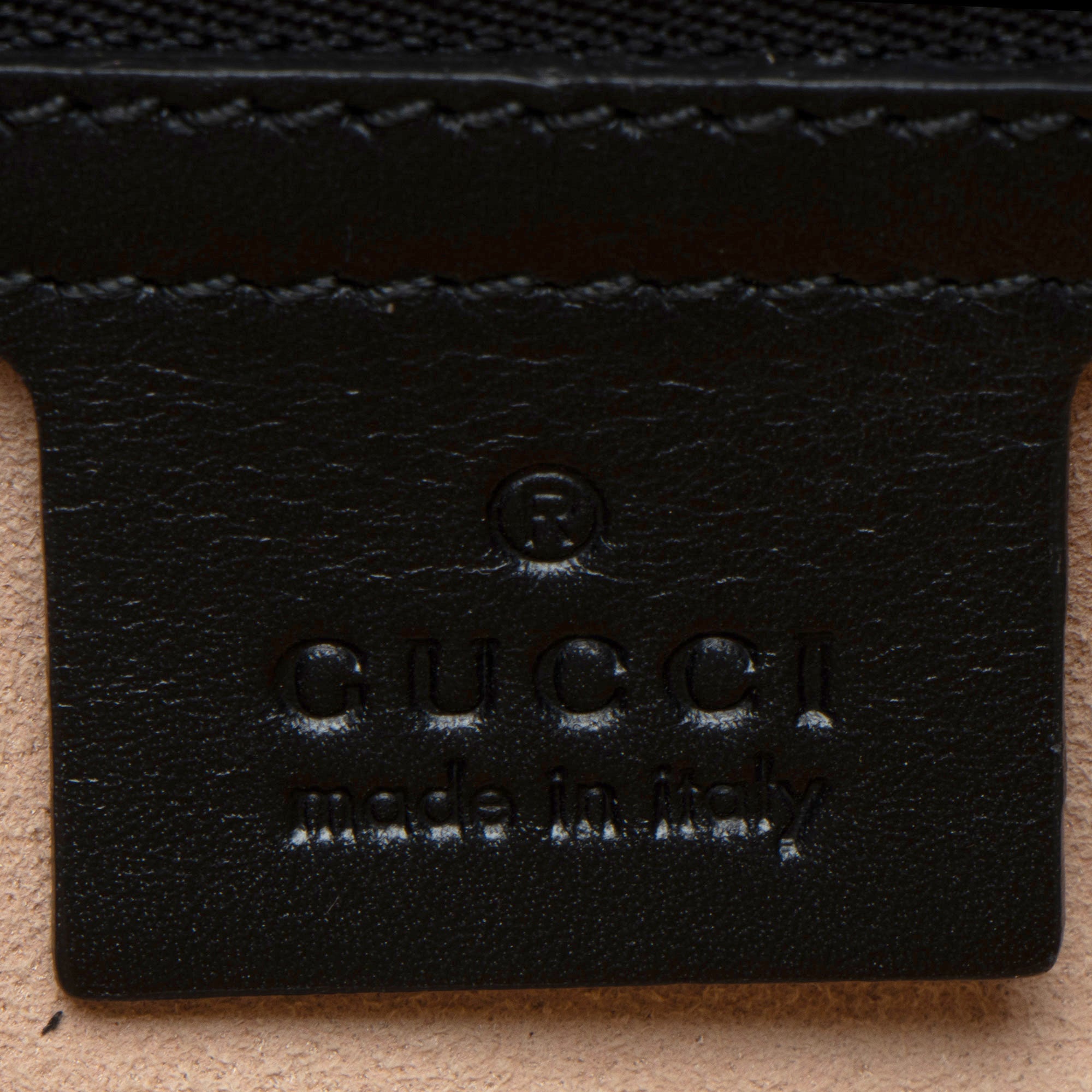 Gucci Leather Bamboo Nymphaea Medium Top Handle
