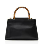 Gucci Leather Bamboo Nymphaea Medium Top Handle