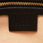 Gucci Leather Bamboo Nymphaea Medium Top Handle
