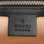 Gucci Leather Bamboo Nymphaea Small Top Handle (SHF-lcy8Sb)