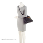 Gucci Leather Bamboo Nymphaea Small Top Handle (SHF-lcy8Sb)