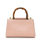 Gucci Leather Bamboo Nymphaea Top Handle Small Tote (SHF-19511)