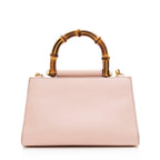 Gucci Leather Bamboo Nymphaea Top Handle Small Tote (SHF-20538)