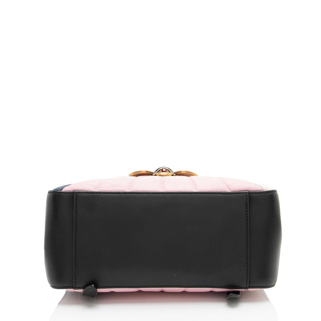 Gucci Leather Bamboo Queen Margaret Mini Top Handle Backpack