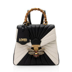 Gucci Leather Bamboo Queen Margaret Top Handle Backpack (SHF-29uUkT)