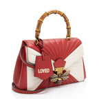 Gucci Leather Bamboo Queen Margaret Top Handle (SHF-CF7LJ0)
