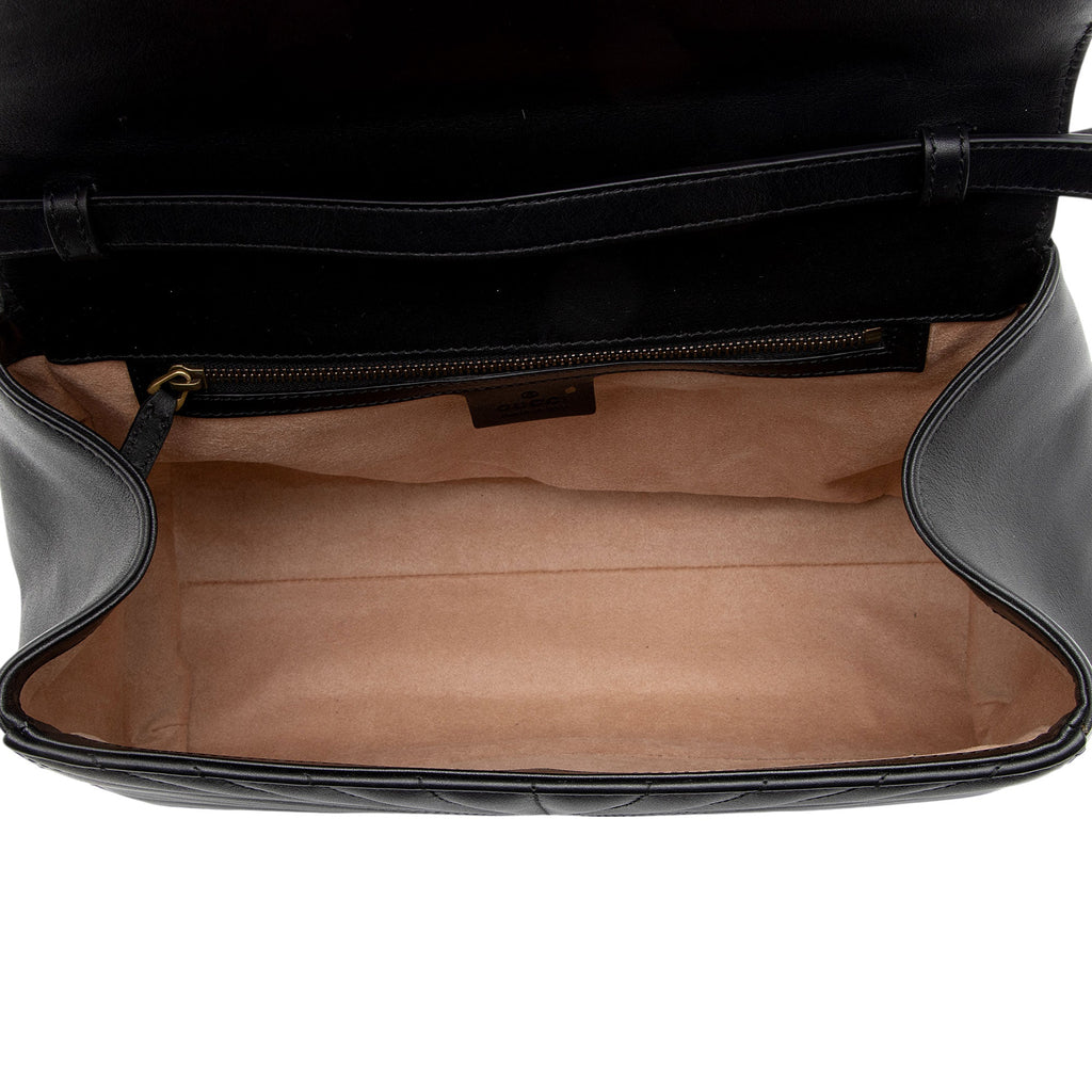 Gucci Leather Bamboo Queen Margaret Top Handle