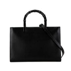 Gucci Leather Bamboo Satchel (SHG-dEOVUh)