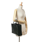 Gucci Leather Bamboo Satchel