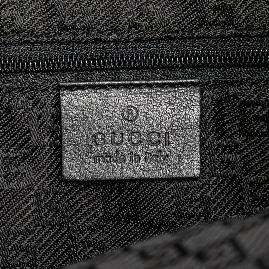 Gucci Leather Bamboo Satchel