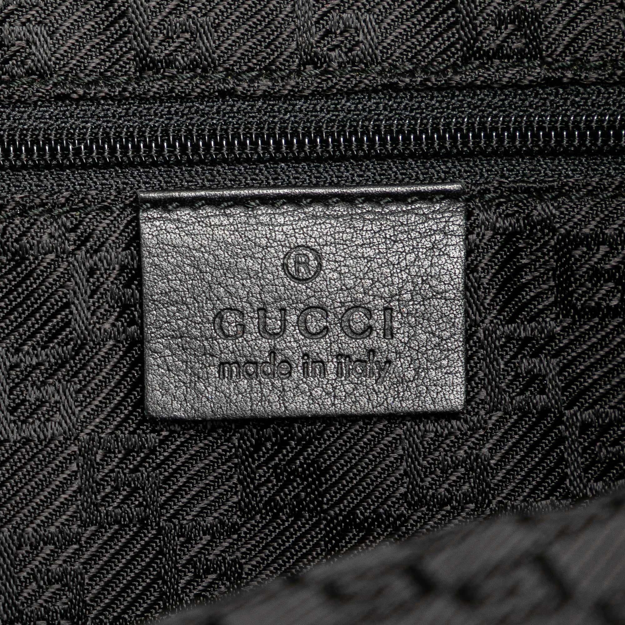 Gucci Leather Bamboo Satchel
