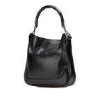 Gucci Leather Bamboo Satchel