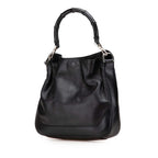 Gucci Leather Bamboo Satchel