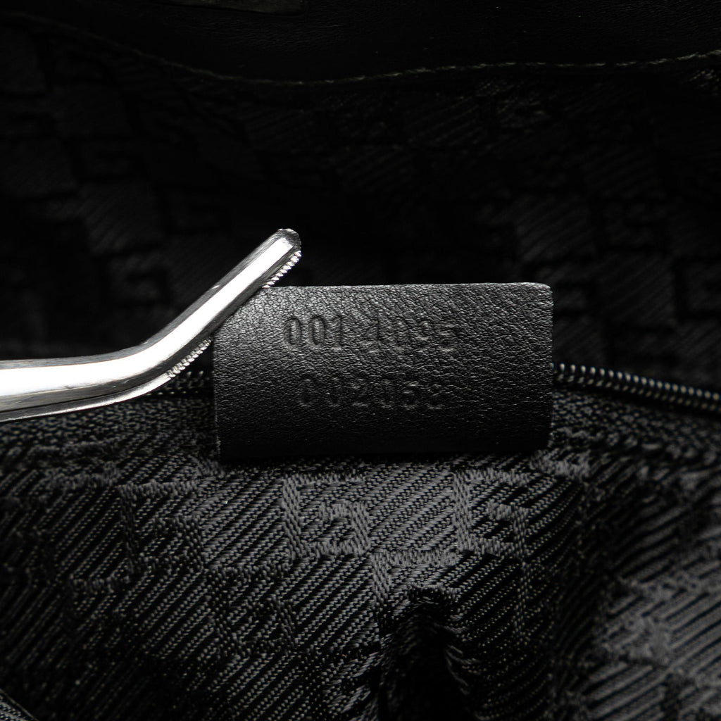 Gucci Leather Bamboo Satchel
