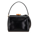 Gucci Leather Bamboo Satchel