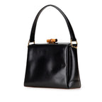Gucci Leather Bamboo Satchel