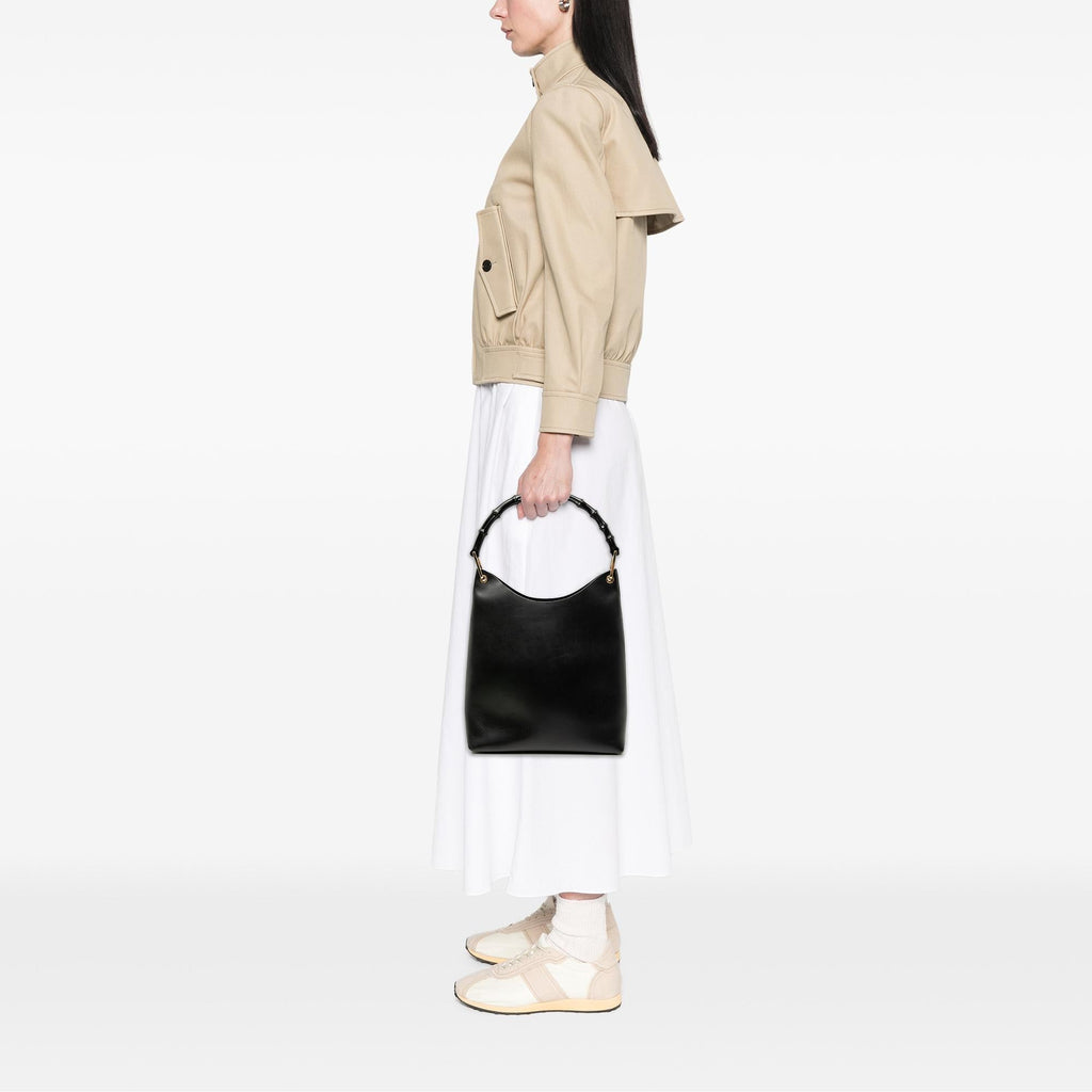 Gucci Leather Bamboo Shoulder Bag