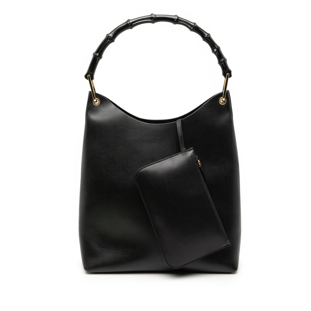 Gucci Leather Bamboo Shoulder Bag