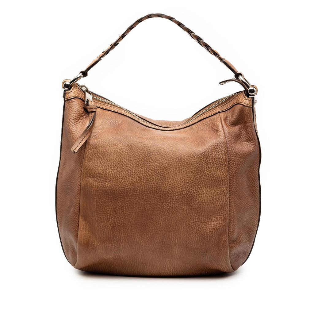 Gucci Leather Bamboo Shoulder Bag