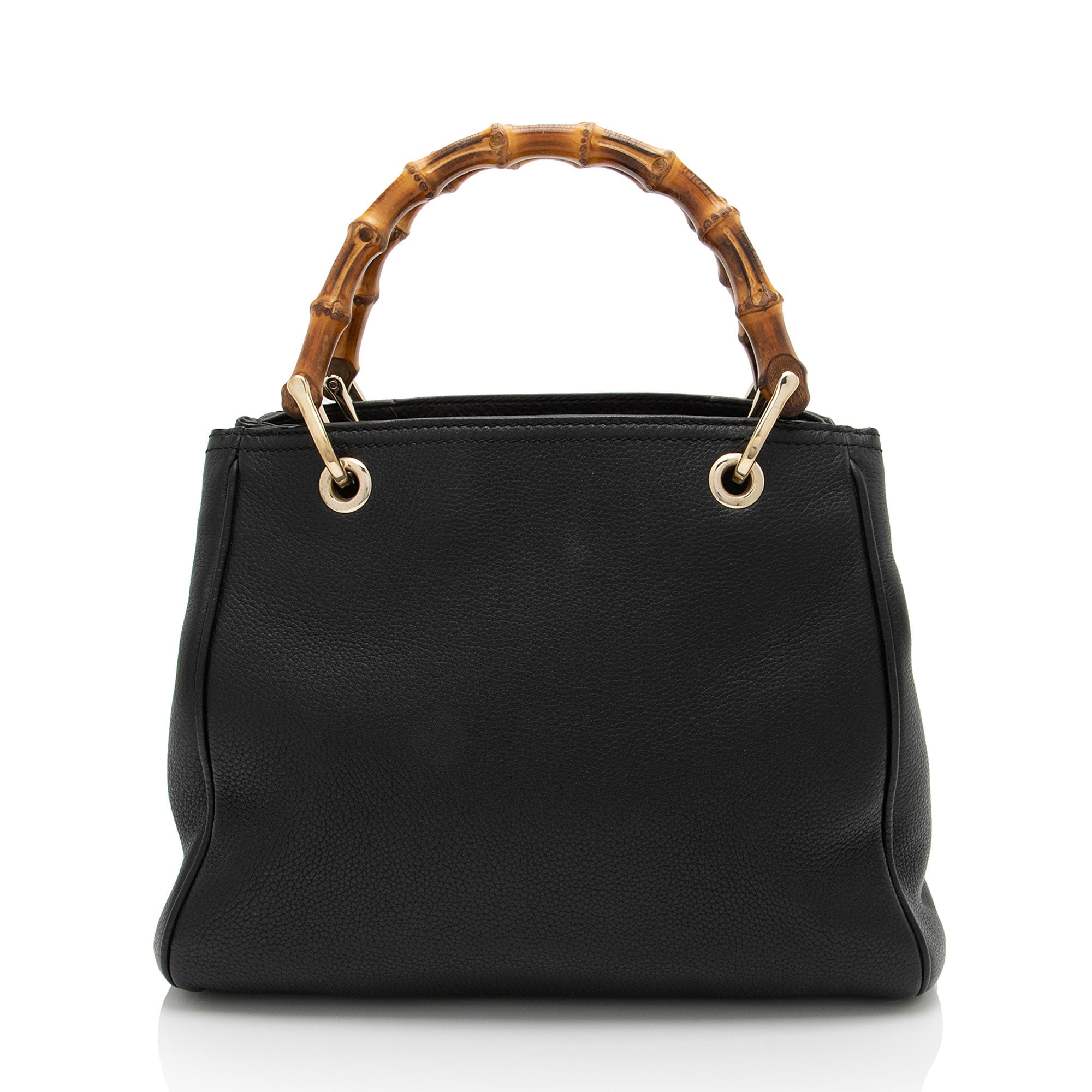 Gucci Leather Bamboo Small Shopper Tote (SHF-M26bz2)