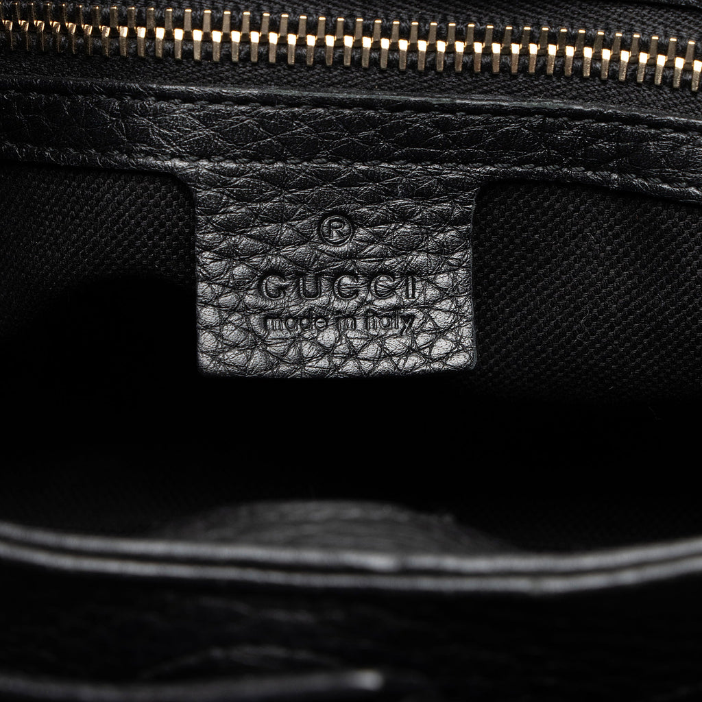 Gucci Leather Bamboo Small Shopper Tote (SHF-M26bz2)