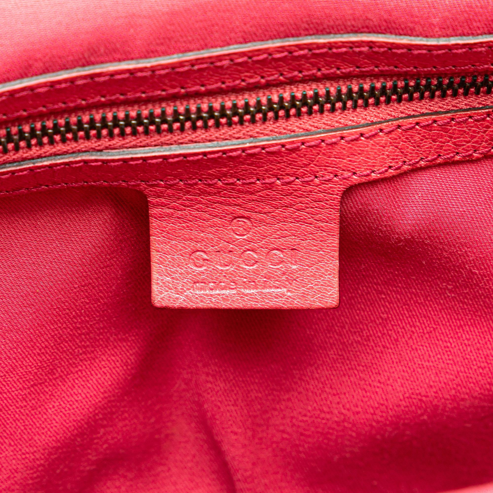 Gucci Leather Bamboo Studded Hobo