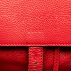 Gucci Leather Bamboo Tassel Backpack