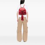 Gucci Leather Bamboo Tassel Backpack