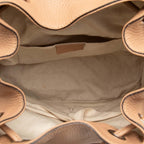 Gucci Leather Bamboo Tassel Backpack