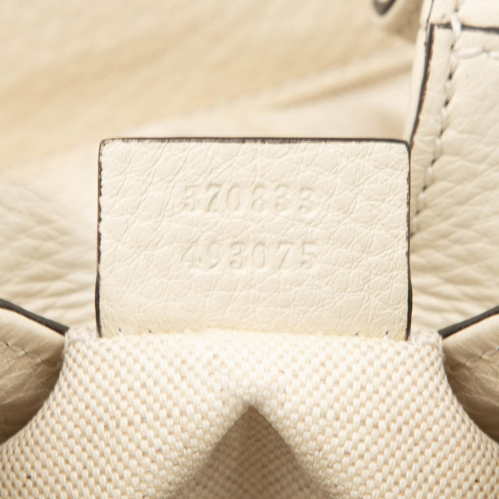 Gucci Leather Bamboo Tassel Backpack