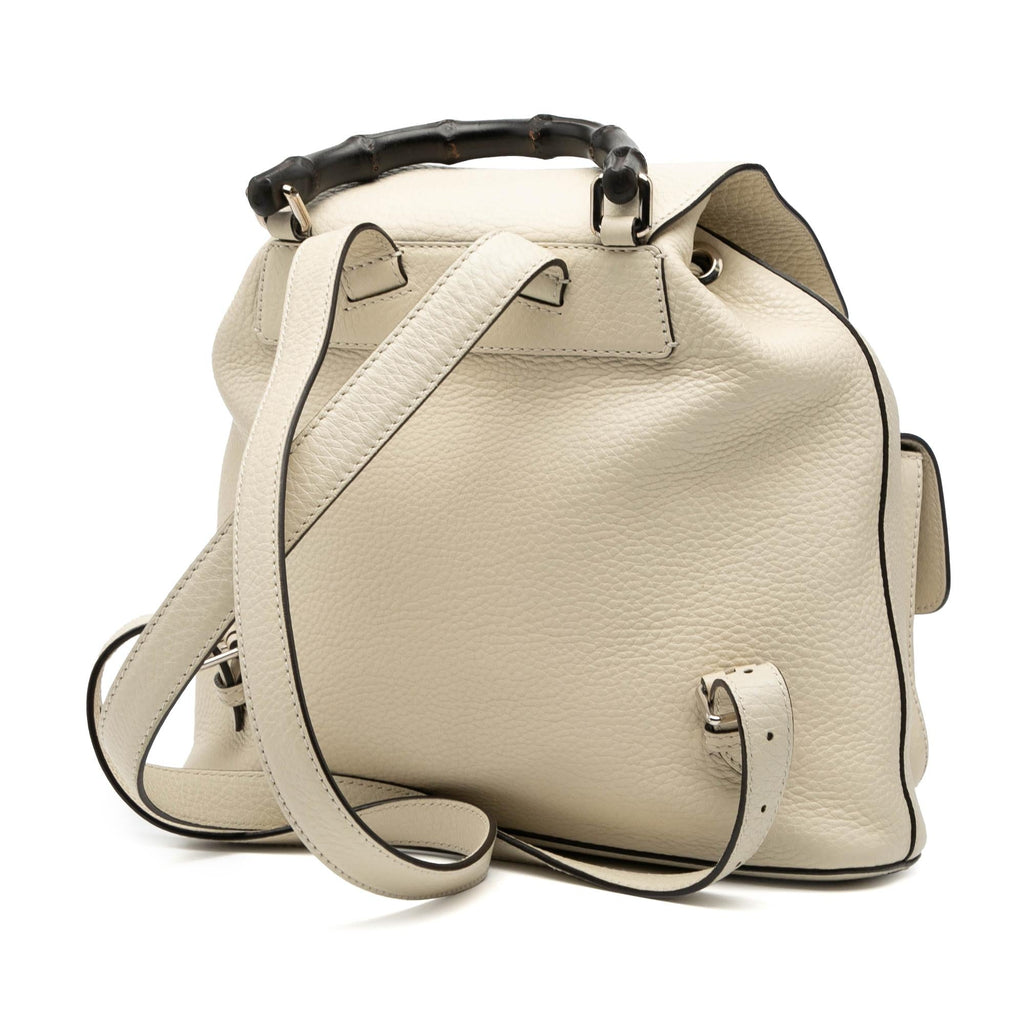 Gucci Leather Bamboo Tassel Backpack
