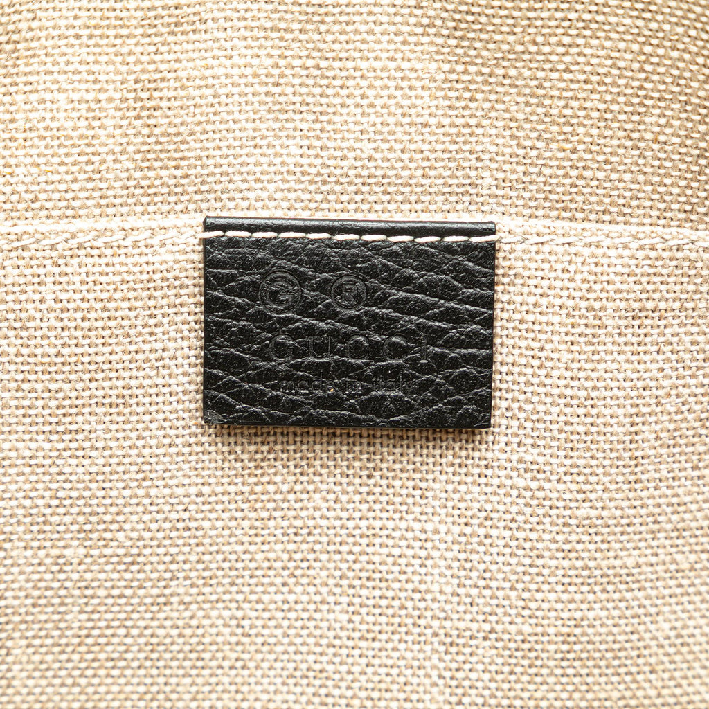 Gucci Leather Bamboo Tassel Clutch