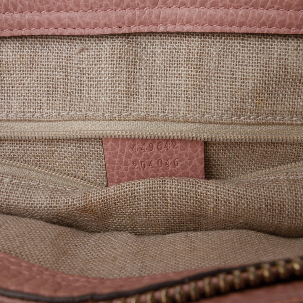 Gucci Leather Bamboo Tassel Satchel