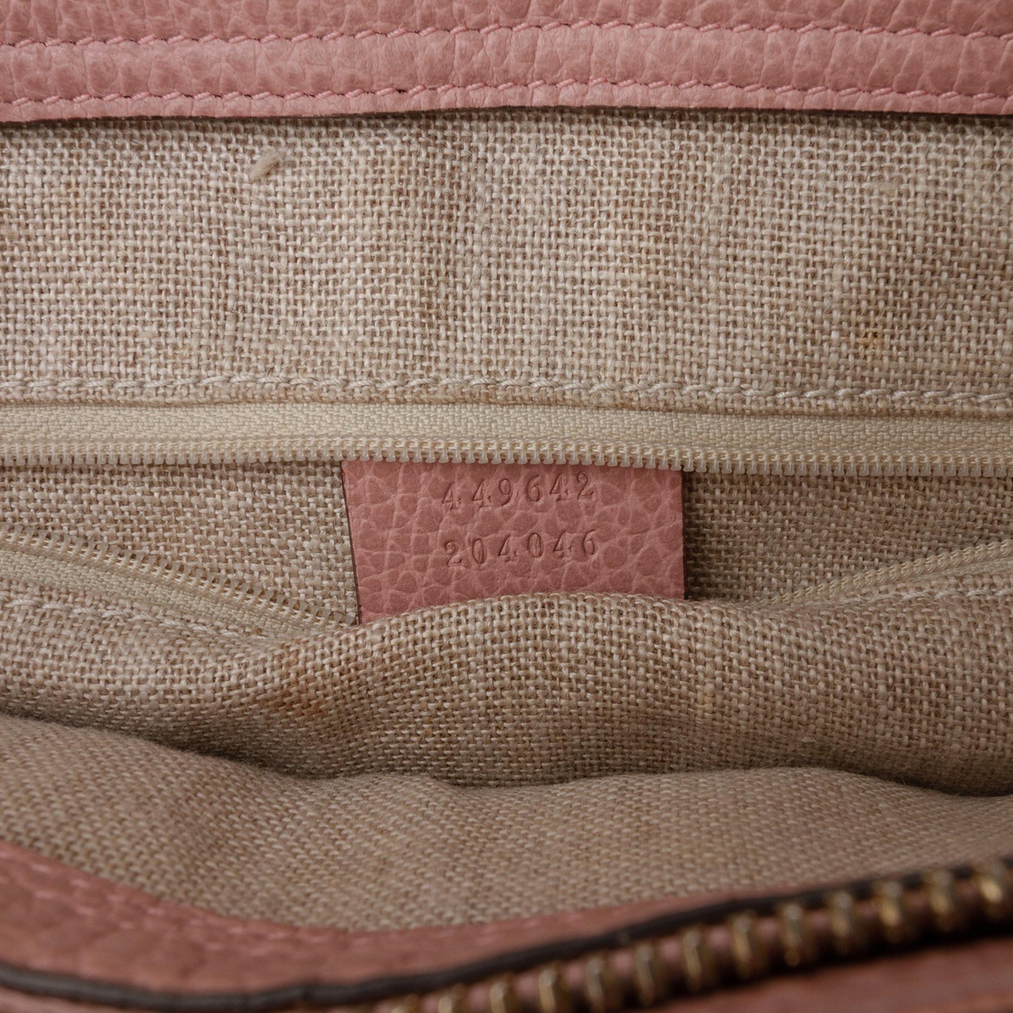 Gucci Leather Bamboo Tassel Satchel