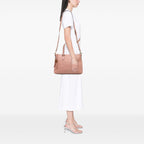 Gucci Leather Bamboo Tassel Satchel
