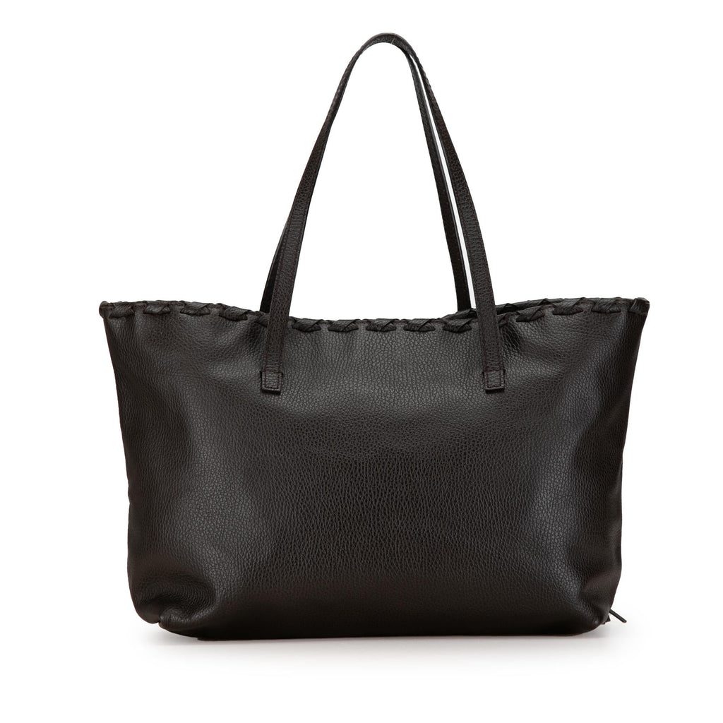 Gucci Leather Bamboo Tassel Tote (SHG-JdskXP)