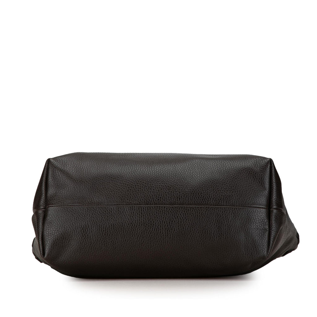 Gucci Leather Bamboo Tassel Tote (SHG-JdskXP)