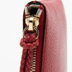 Gucci Leather Bamboo Tassel Zip Clutch (SHF-12686)
