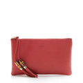 Gucci Leather Bamboo Tassel Zip Clutch (SHF-12686)