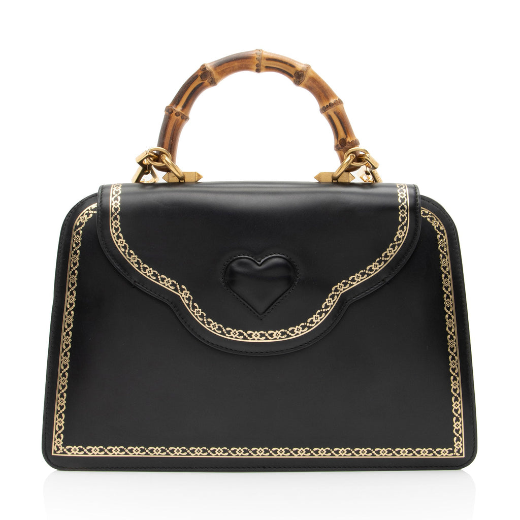 Gucci Leather Bamboo Thiara Medium Satchel