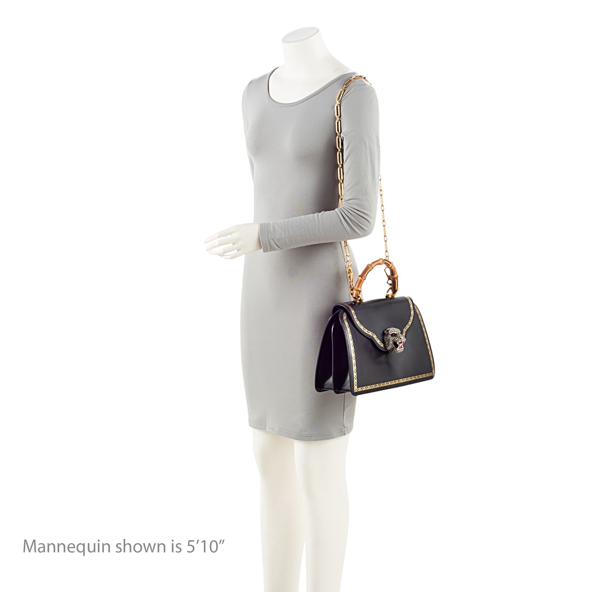 Gucci Leather Bamboo Thiara Medium Satchel